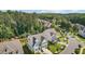 Aerial view showcases the home's prime location within a lush, tree-lined neighborhood at 5145 Landguard Dr, Raleigh, NC 27613