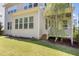 Outdoor patio featuring a view of the green backyard at 5145 Landguard Dr, Raleigh, NC 27613