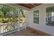 Cozy outdoor porch offering scenic views at 5145 Landguard Dr, Raleigh, NC 27613