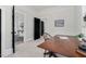 Cozy office space showcasing hardwood floors and classic black interior doors at 5299 Momeyer Way, Nashville, NC 27856