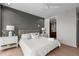 Main bedroom includes soft carpet, closet space, and is styled with neutral tones at 618 N Boylan Ave # 810, Raleigh, NC 27603