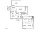 Detailed floor plan showcasing layout of first and second floors, including kitchen, bedrooms, and outdoor spaces at 6420 Dresden Ln, Raleigh, NC 27612