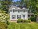 Charming two-story home with light-green siding, dormer windows, dark shutters, and a well-manicured front yard at 6420 Dresden Ln, Raleigh, NC 27612