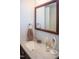 Bathroom featuring a vanity with a stone countertop at 7177 Sandy Creek Dr, Raleigh, NC 27615