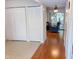 Open living space with hardwood flooring and bright lighting, connecting seamlessly to outdoor views at 7177 Sandy Creek Dr, Raleigh, NC 27615