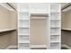 The walk-in closet includes ample storage space with custom shelving and clothing rods at 91 Carsons Creek Trl, Wendell, NC 27591
