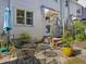 Cozy patio area with outdoor seating and umbrella, perfect for enjoying the outdoors at 945 St Marys St, Raleigh, NC 27605