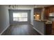 Open floor plan combining living and kitchen area at 958 Shining Wire Way, Morrisville, NC 27560