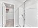 Bright bathroom featuring a glass shower door and access to a walk-in closet at 103 Norris Creek Dr, Clayton, NC 27527