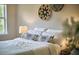 Close-up of bedroom showing soft pillows on a large bed at 120 Chapel Run Way, Chapel Hill, NC 27517