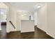 Hallway with hardwood floors at 121 Martingale Dr, Holly Springs, NC 27540