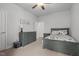 Comfortable bedroom with stylish decor and furnishings at 124 Boomer St, Benson, NC 27504