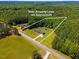 An aerial view of a spacious lot with approximate property lines at 137 Vaiden Rd, Louisburg, NC 27549