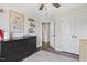 Charming Bedroom with dresser, reading nook and open closet storage, and natural light at 159 Mitchell Manor Dr, Angier, NC 27501