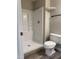 Bathroom with a stand up shower and toilet featuring neutral design at 210 Standish Dr Dr, Chapel Hill, NC 27517