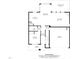 First floor layout with dimensions for kitchen, dining, living room, bedroom, garage and covered patio at 25 Gallery Park Dr, Franklinton, NC 27525