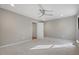 Comfortable bedroom with neutral tones, carpet, a ceiling fan, and a closet at 2511 Bexley Ave, Durham, NC 27707