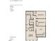 Second floor plan of the Murphy model with 4 beds, 3 baths and a centrally located laundry room at 261 Marvel Dr # 136, Rolesville, NC 27571