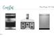 Modern kitchen appliances including a double oven, cooktop, range hood, and dishwasher at 261 Marvel Dr # 136, Rolesville, NC 27571