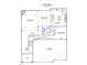 Detailed first-floor plan featuring a Gathering room, kitchen, dining room, guest bedroom, and a two-car garage at 30 Bold Dr, Youngsville, NC 27596