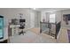 Upstairs landing area with built in desk area at 302 Kinney Glenn Ct, Durham, NC 27713