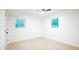 Bedroom featuring a ceiling fan and natural light from two windows at 3204 Manor Ridge Dr, Raleigh, NC 27603
