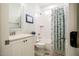 Bright bathroom featuring a bath and shower combination at 328 Boone St, Chapel Hill, NC 27516