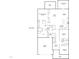 Layout of the first floor showcasing the primary bedroom, living spaces, and kitchen at 328 Boone St, Chapel Hill, NC 27516