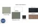 Exterior color scheme featuring coastal sage siding and charcoal shingles at 368 Chesapeak Commons St # 132, Garner, NC 27529