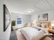 Comfortable main bedroom with a queen bed, neutral decor, and filled with natural light at 4169 Weavers Pond Dr, Zebulon, NC 27597