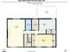 Lower level floor plan for 525 Turtle Creek Farm Rd, Apex, NC, displaying bedrooms, laundry, and rec room at 525 Turtle Creek Farm Rd, Apex, NC 27523