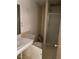 Bathroom with a shower and vanity, providing convenience at 601 Crestview Dr, Durham, NC 27712