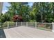Large back deck, perfect for entertaining and enjoying the scenery at 612 Harvest Ln, Raleigh, NC 27606