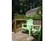 Relaxing outdoor deck with planters and comfortable seating; perfect for enjoying the weather at 6565 New Market Way, Raleigh, NC 27615