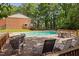 Community pool and deck area offer a relaxing spot for residents at 6565 New Market Way, Raleigh, NC 27615
