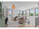 Upstairs living room featuring stylish decor, comfortable seating, and plenty of natural light at 702 Wimbleton Dr, Raleigh, NC 27609