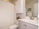 Bathroom with a shower/tub combination, vanity and linen closet at 725 Banningford Rd, Cary, NC 27518
