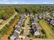 Charming neighborhood features manicured lawns, tree-lined streets, and craftsman-style homes surrounded by lush greenery at 7700 Stonehenge Farm Ln, Raleigh, NC 27613