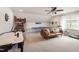 Upstairs bonus room provides ample space for games and entertainment at 113 Old Ballentine Way, Holly Springs, NC 27540