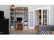 Well-organized office space with built-in shelves, a desk, and ample storage solutions for productivity at 1180 Duke Farm Dr, Wake Forest, NC 27587