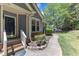 Welcoming home with a landscaped walkway leading to the front entrance and large front window at 1201 Red Beech Ct, Raleigh, NC 27614
