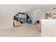 Spacious bonus room with sloped ceilings and lots of natural light at 123 Jonalker Ct, Clayton, NC 27520