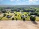 Scenic aerial view showcases the harmonious blend of houses, lawns and trees in a beautiful community at 130 Skipwith Dr, Wendell, NC 27591
