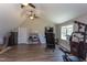 Versatile bonus room with fitness equipment, offering a dedicated space for exercise and recreation at 130 Skipwith Dr, Wendell, NC 27591
