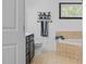 Bright bathroom with soaking tub at 15 Clearwater Harbour Hbr, Sanford, NC 27332