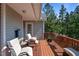 Inviting deck area, perfect for relaxing and enjoying the serene surroundings at 15 Clearwater Harbour Hbr, Sanford, NC 27332