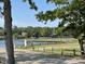 Scenic view of the lake and boat dock from the lakeside at 15 Clearwater Harbour Hbr, Sanford, NC 27332