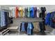 Spacious walk-in closet with ample shelving and hanging space for clothes and shoes at 1605 Silo Point Dr, Wake Forest, NC 27587