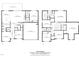 Detailed floor plan showcases the layout of the home, including the living spaces, bedrooms and bathrooms at 1605 Silo Point Dr, Wake Forest, NC 27587