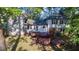 Backyard featuring a deck with steps at 1700 Laura Duncan Rd, Apex, NC 27502